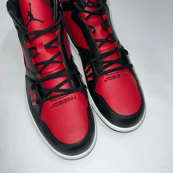 Like New Air Jordan 1 Flight Mid Bred Sneakers - Picture 8 of 11